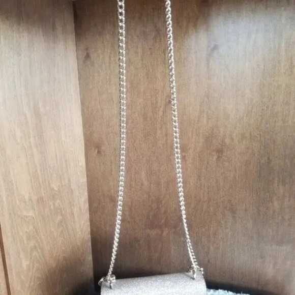 Kate Spade Rose Gold Glitter Burgess  Court Shoulder Crossbody Bag - Picture 12 of 13